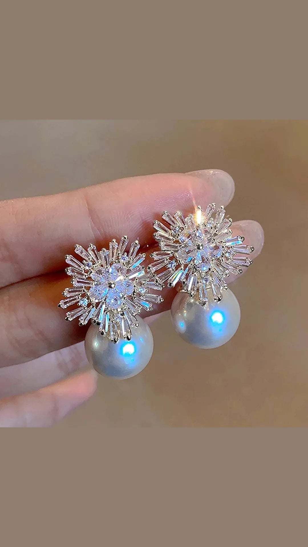 Aretes laminados en oro